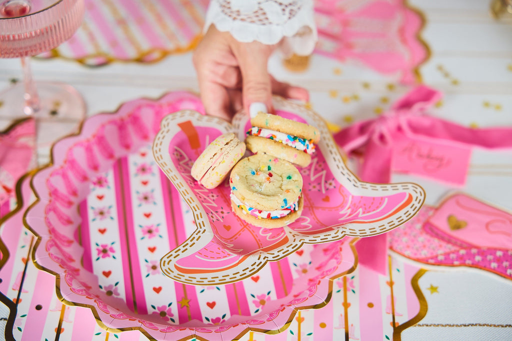 Cowboy Boot Dessert Plates (10 count)