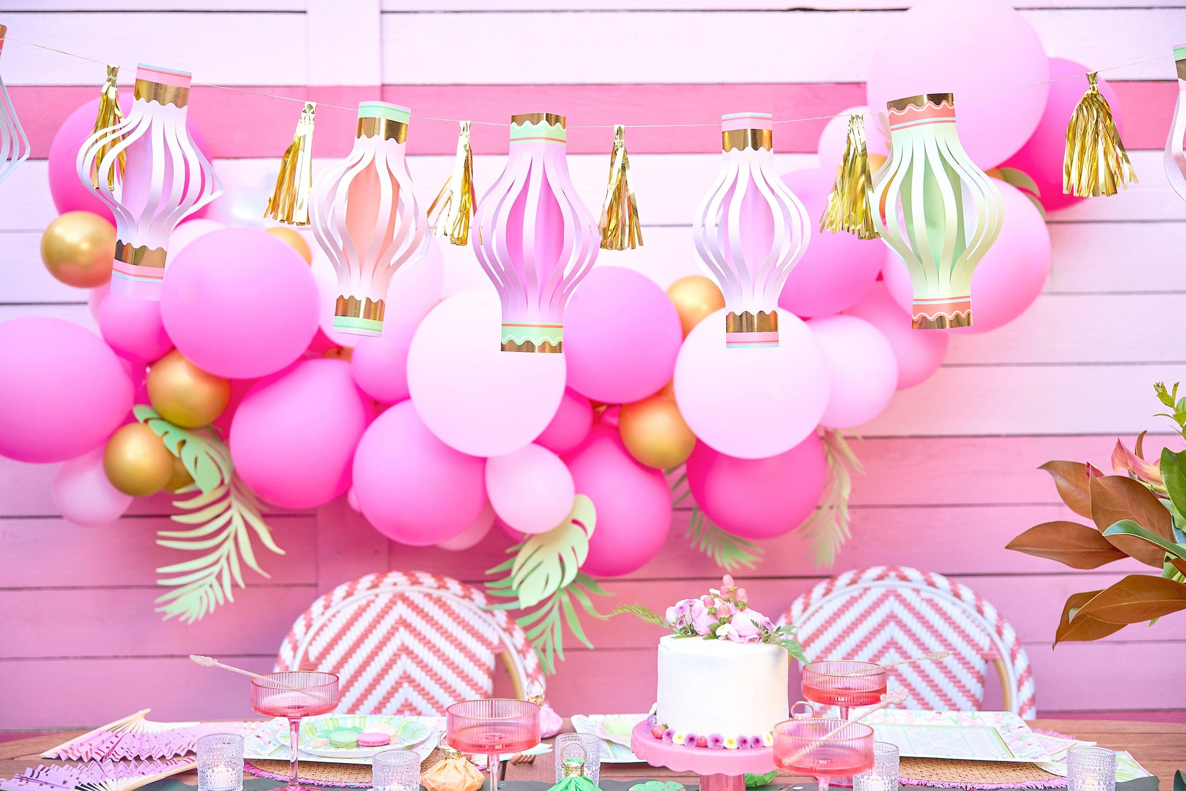 Cabana Club Paper Lantern Garland