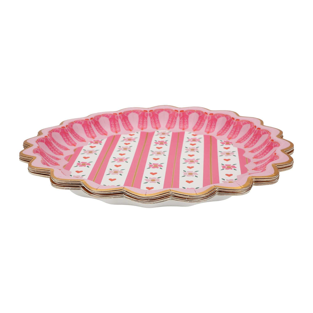 Boot Scoot Blooms Dinner Plates (10 count)