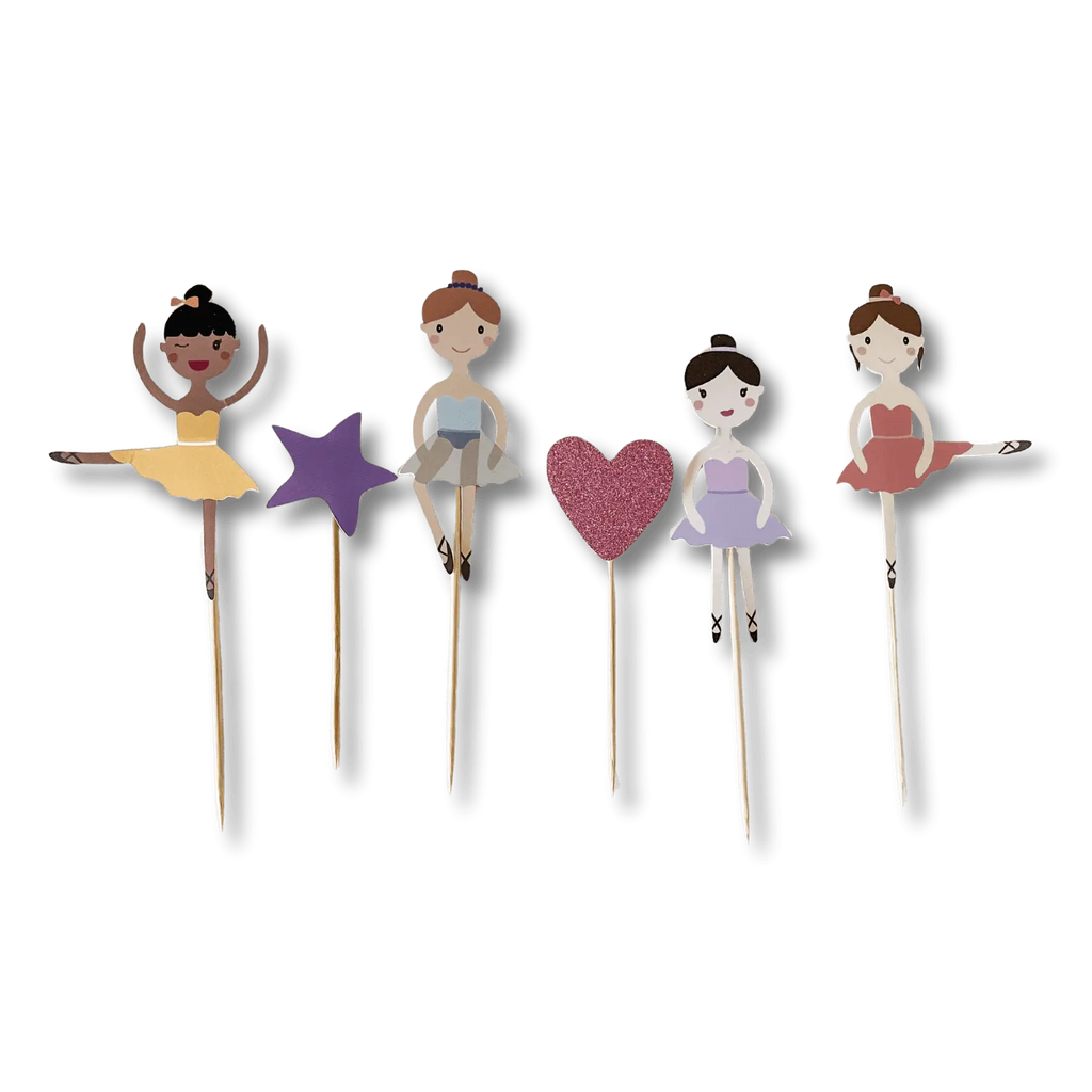 Ballet Cupcake Toppers (8pcs)