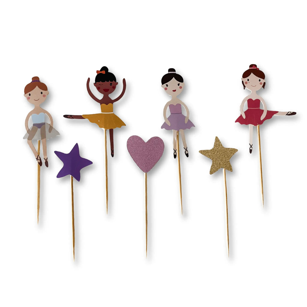 Ballet Cupcake Toppers (8pcs)