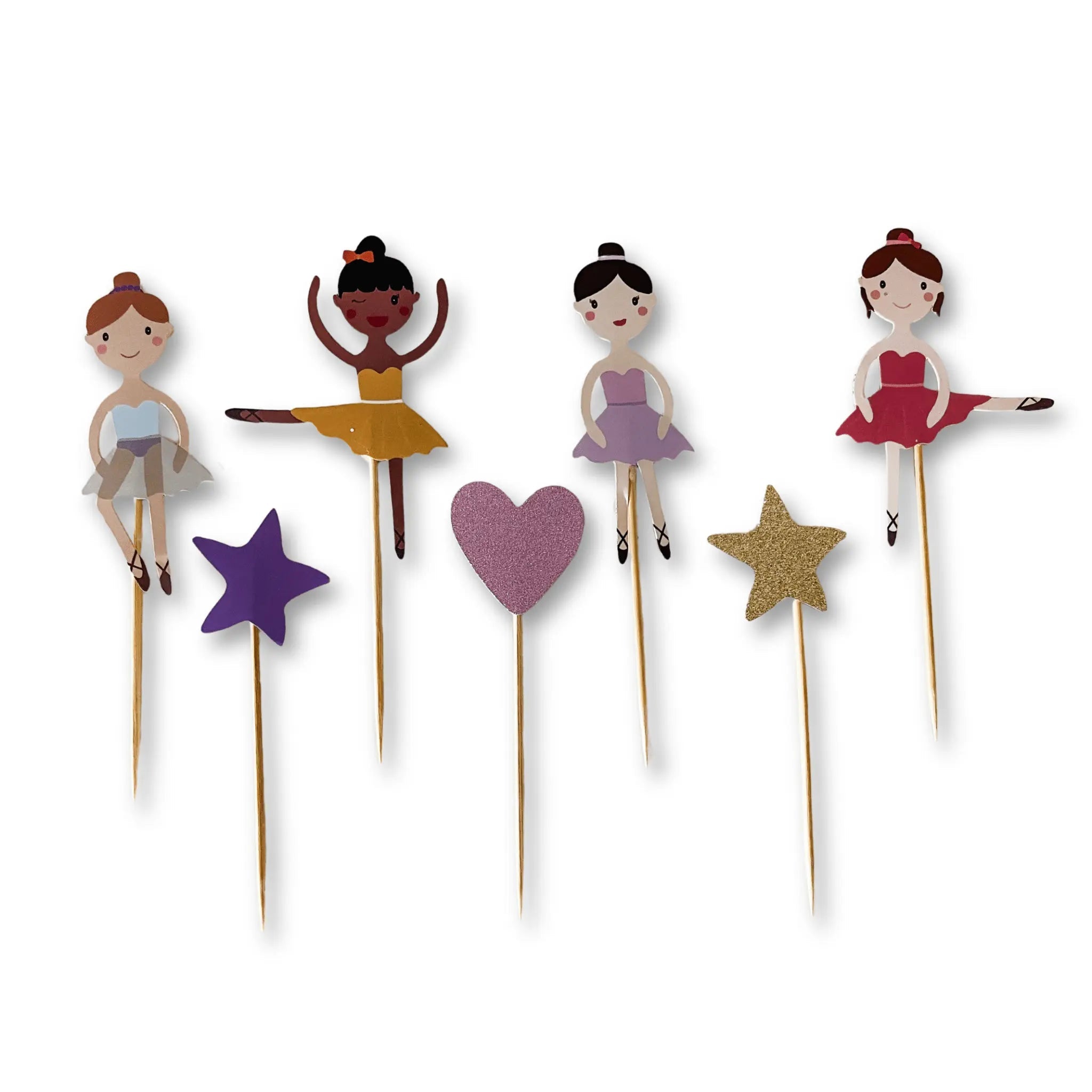 Ballet Cupcake Toppers (8pcs)
