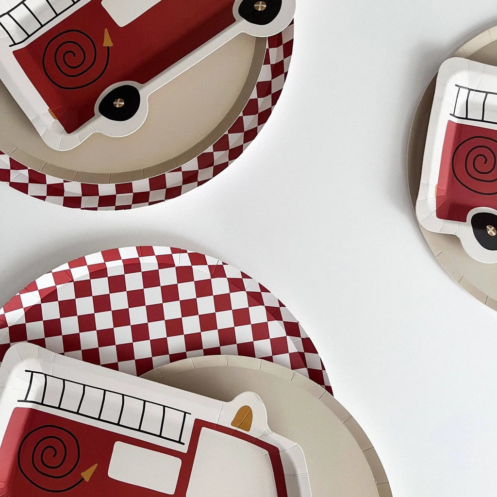 Beige Paper Party Plate (12pcs)