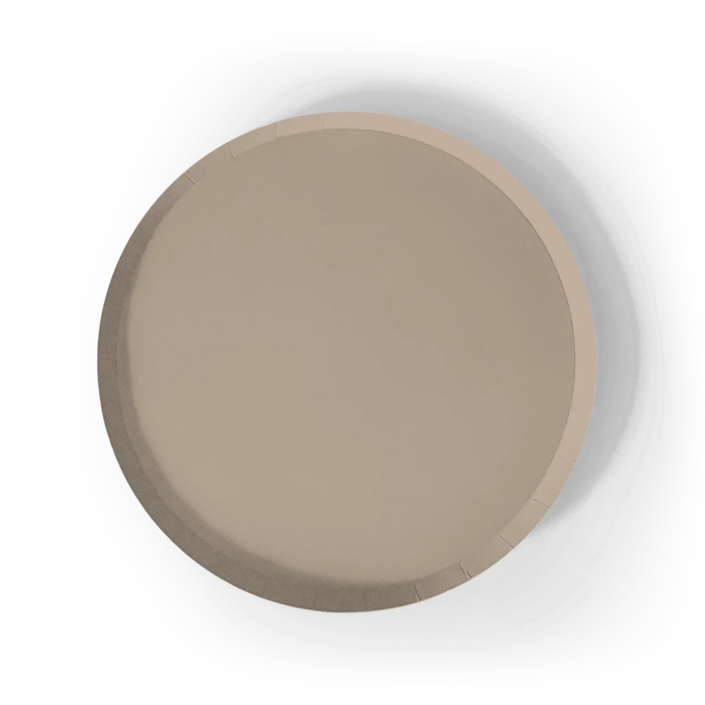 Beige Paper Party Plate (12pcs)