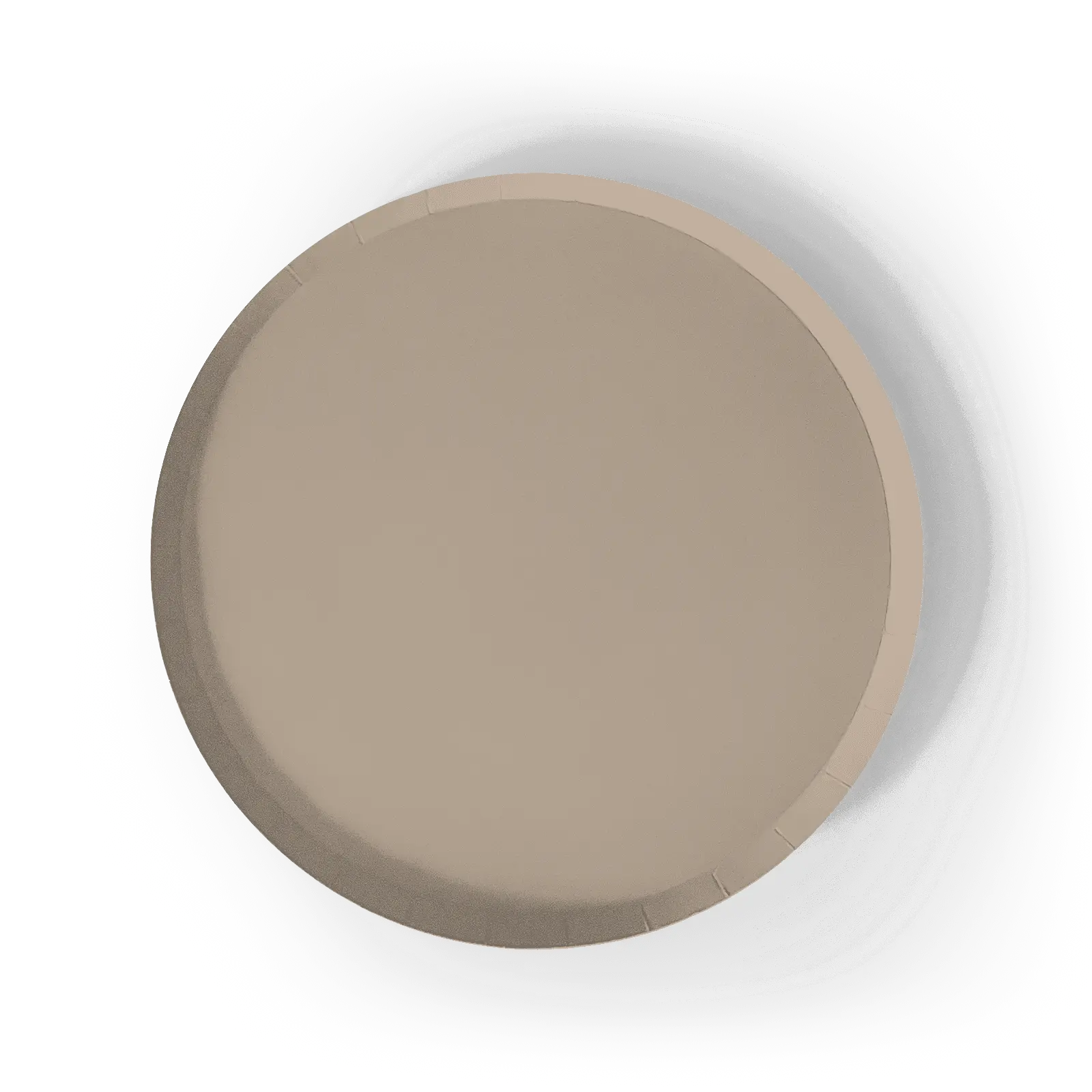 Beige Paper Party Plate (12pcs)