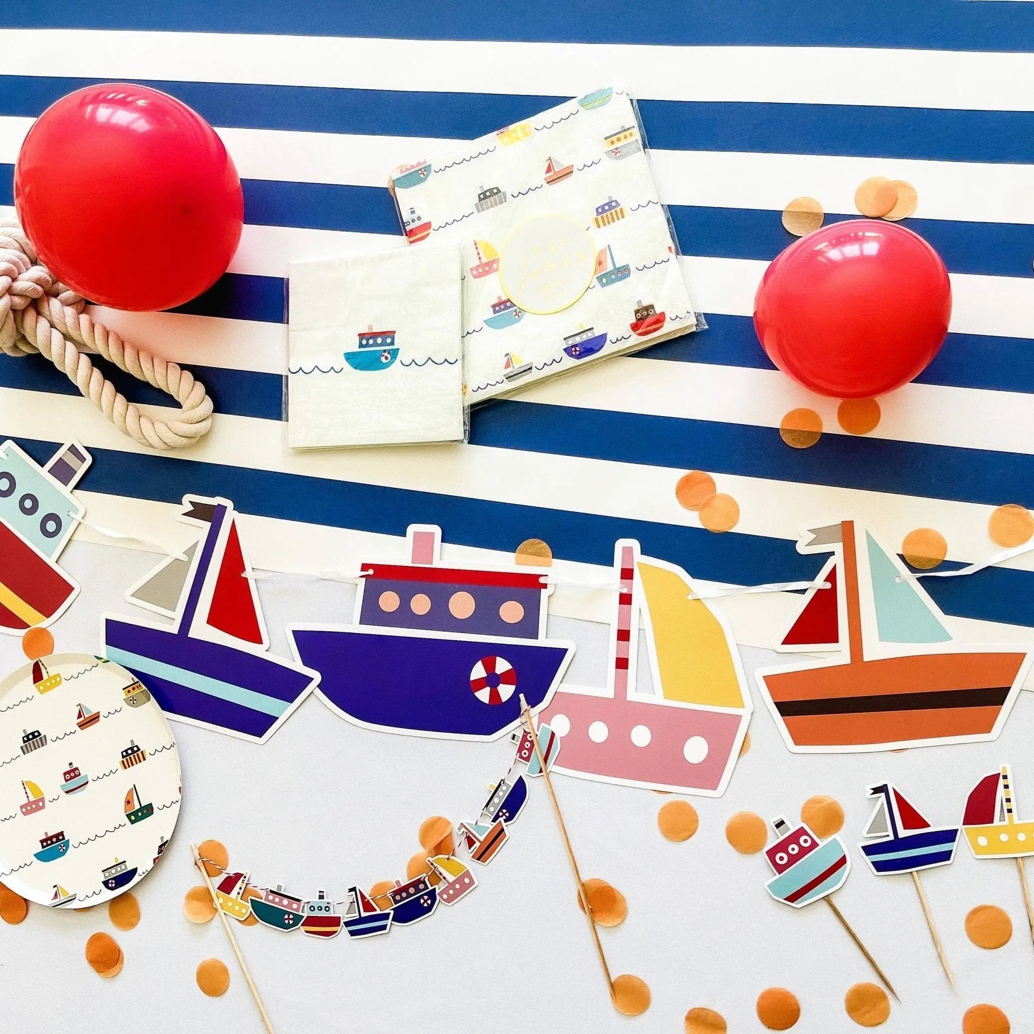 Boat Cupcake Toppers (8pcs)