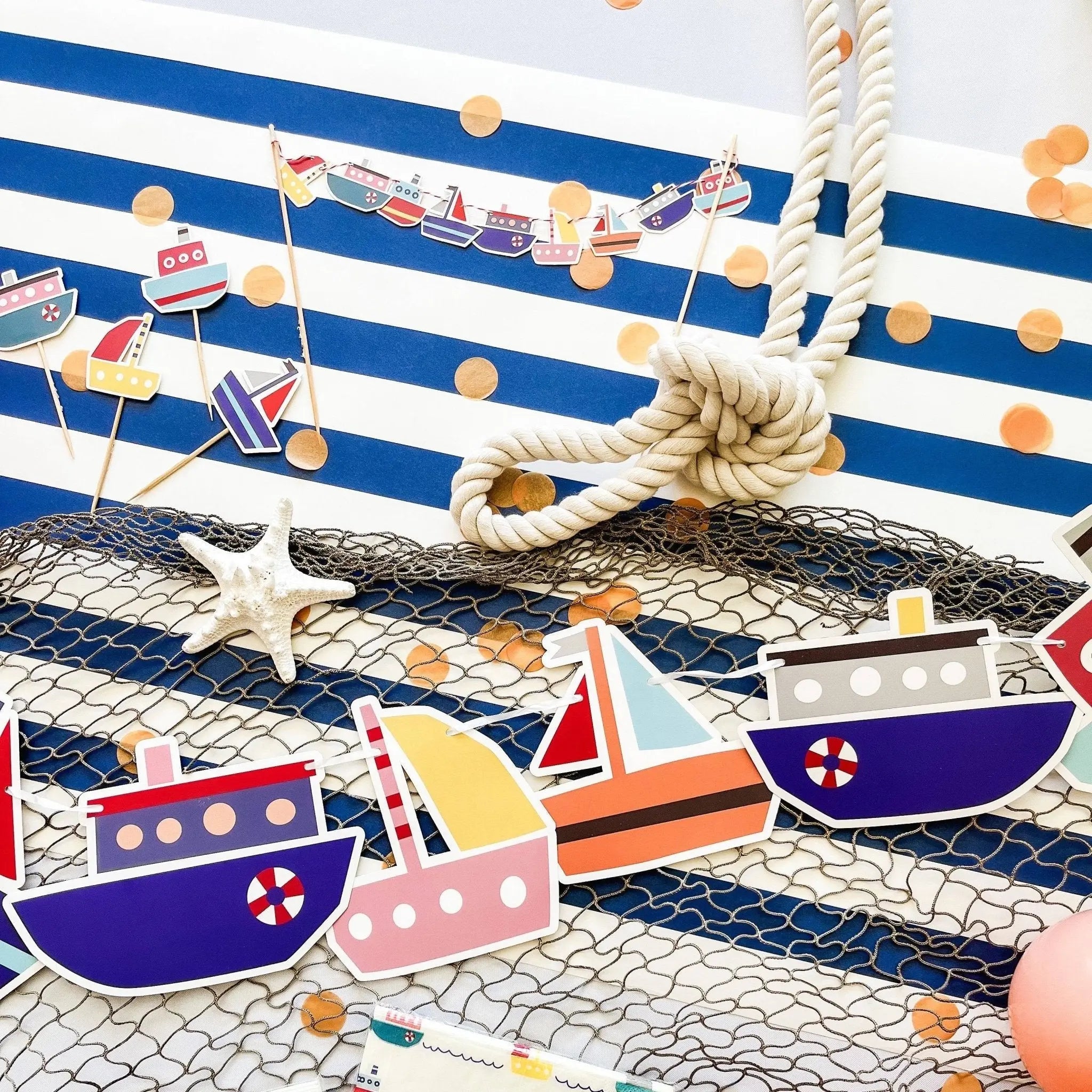 Boat Cupcake Toppers (8pcs)