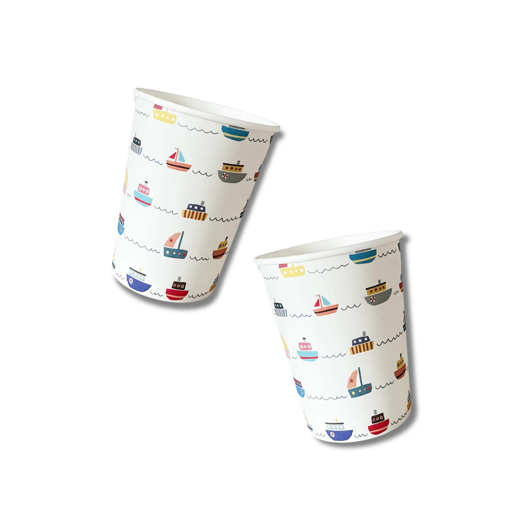 Boat Paper Party Cups  (8pcs)