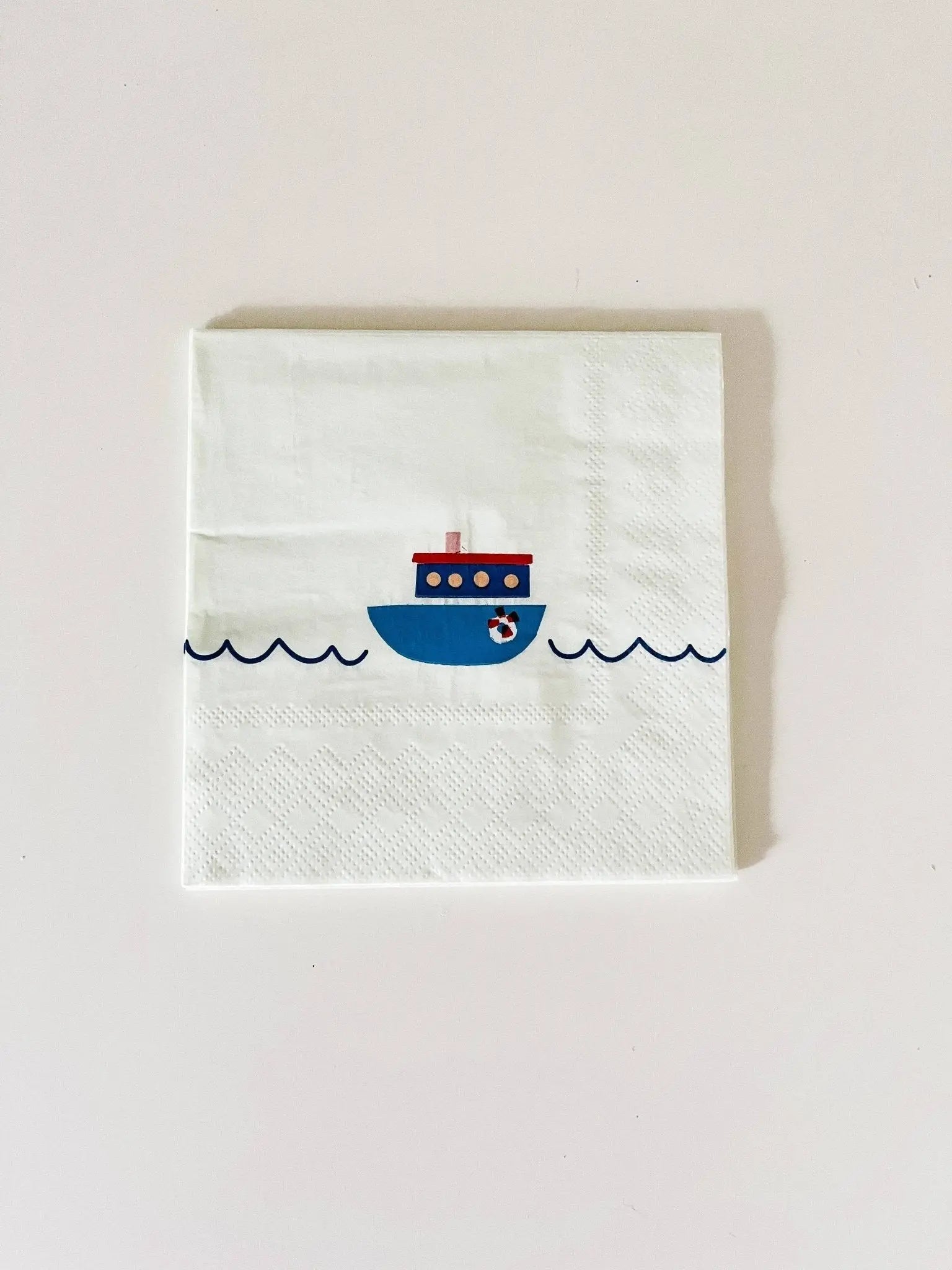 Boat Small Disposable Paper Napkins (16pcs)
