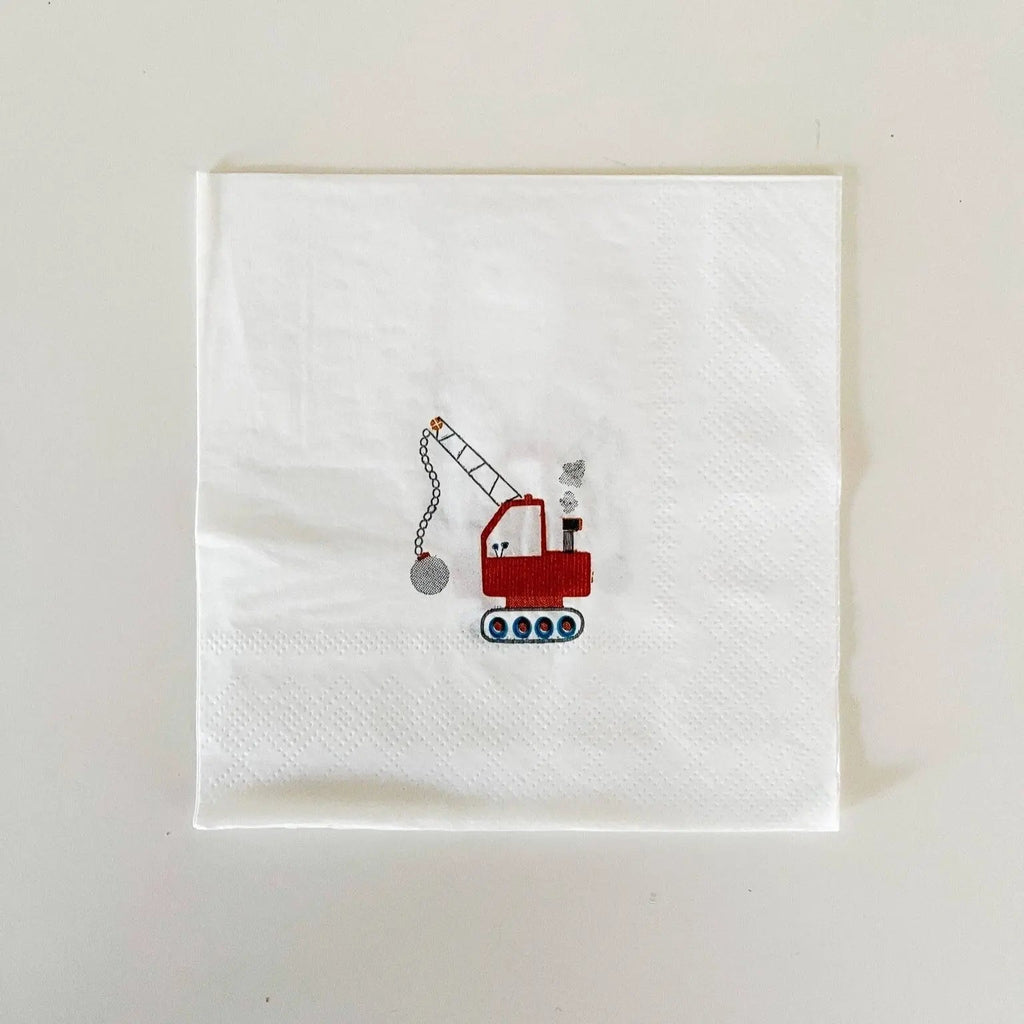 Construction Builder Beverage Napkins (16pcs)