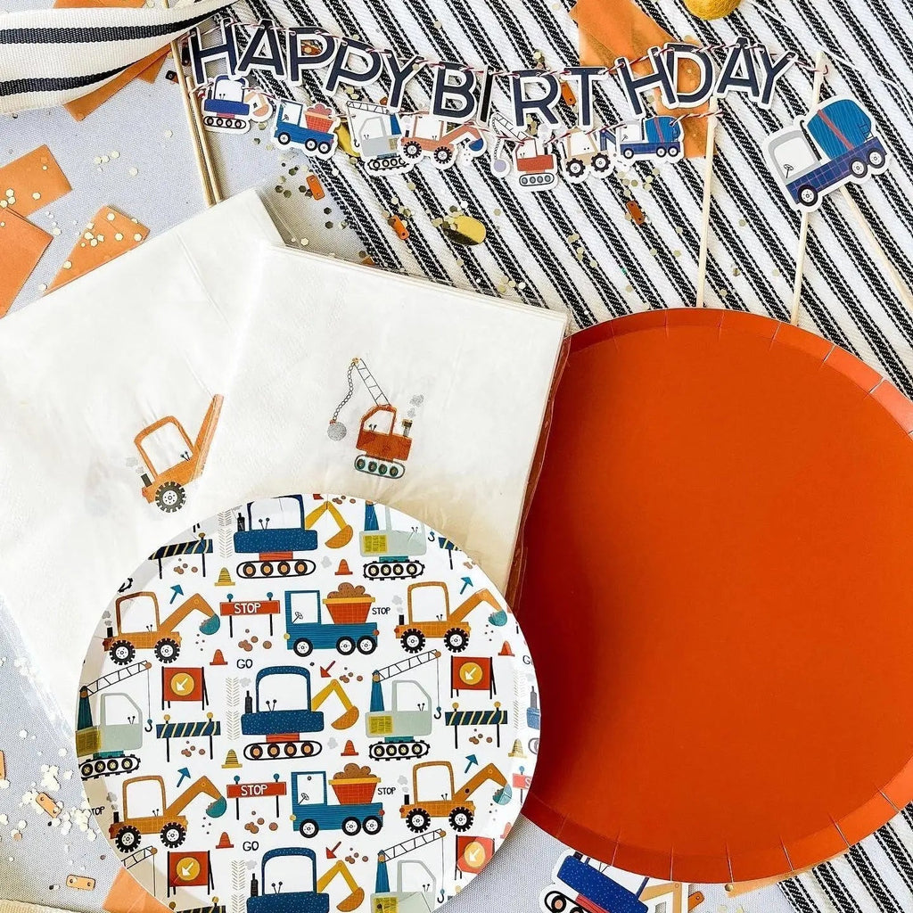 Construction Builder Beverage Napkins (16pcs)