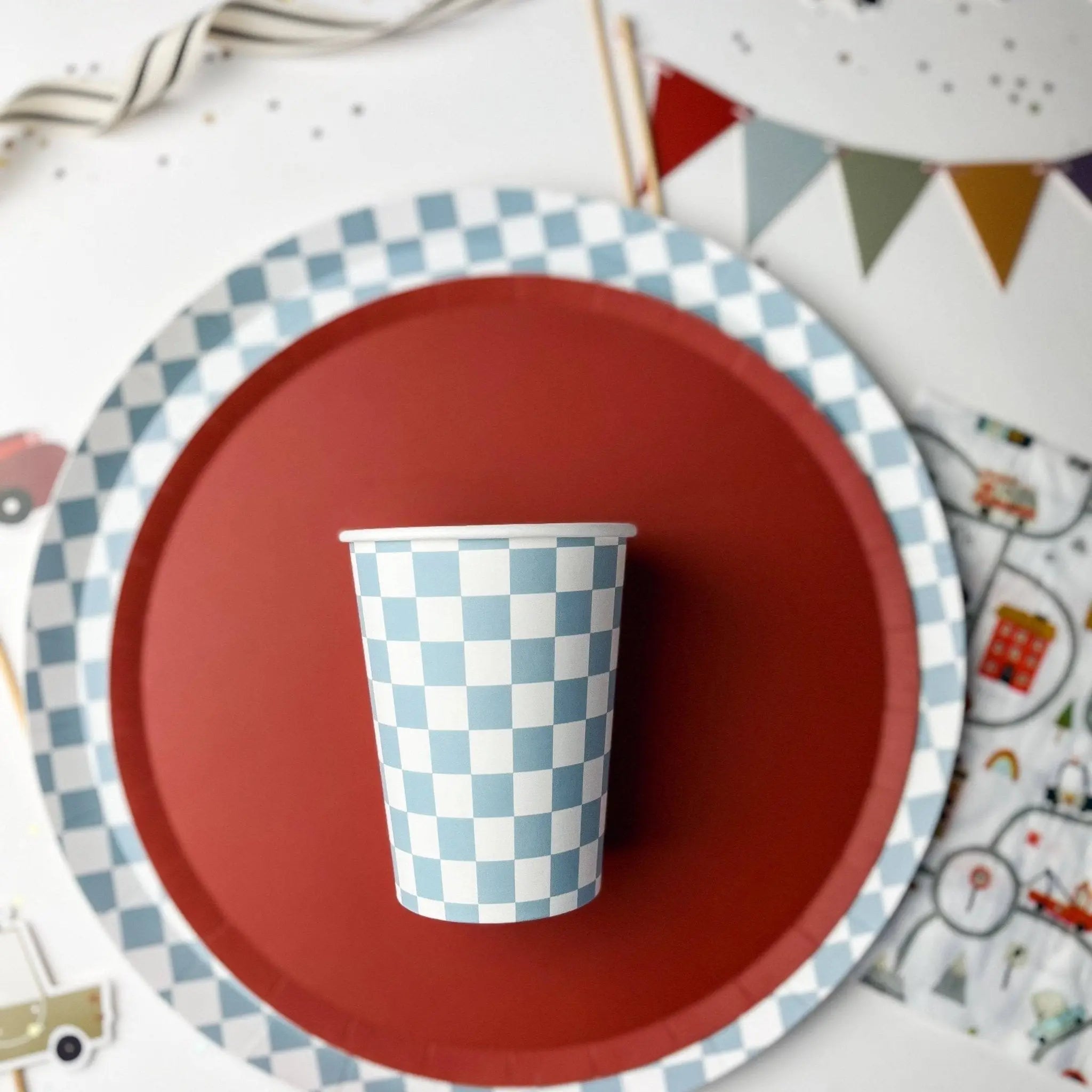 Car Large Birthday Party Paper Napkins (16pcs)