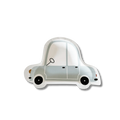 Baby Blue Car Shaped Party Plates (12pcs)