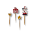 Carnival Cupcake Toppers - Circus Toppers 8pcs