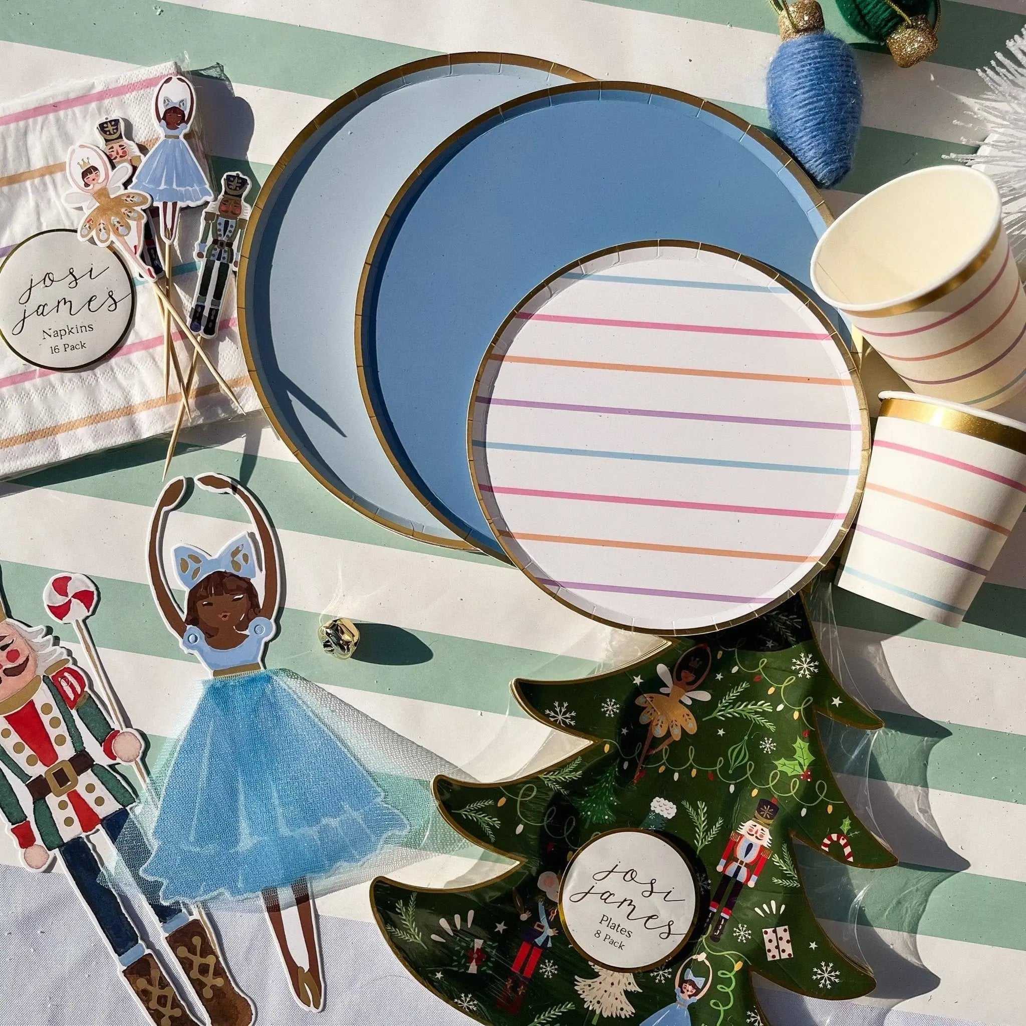 Christmas Tree Dessert Plate (8pcs)