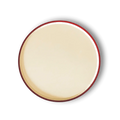 Cream Plate Red Trim, Paper Party Plate (8pcs)