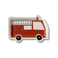 Firetruck Shaped Paper Party Plate (12pcs)