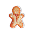 Gingerbread Man Christmas Paper Plate