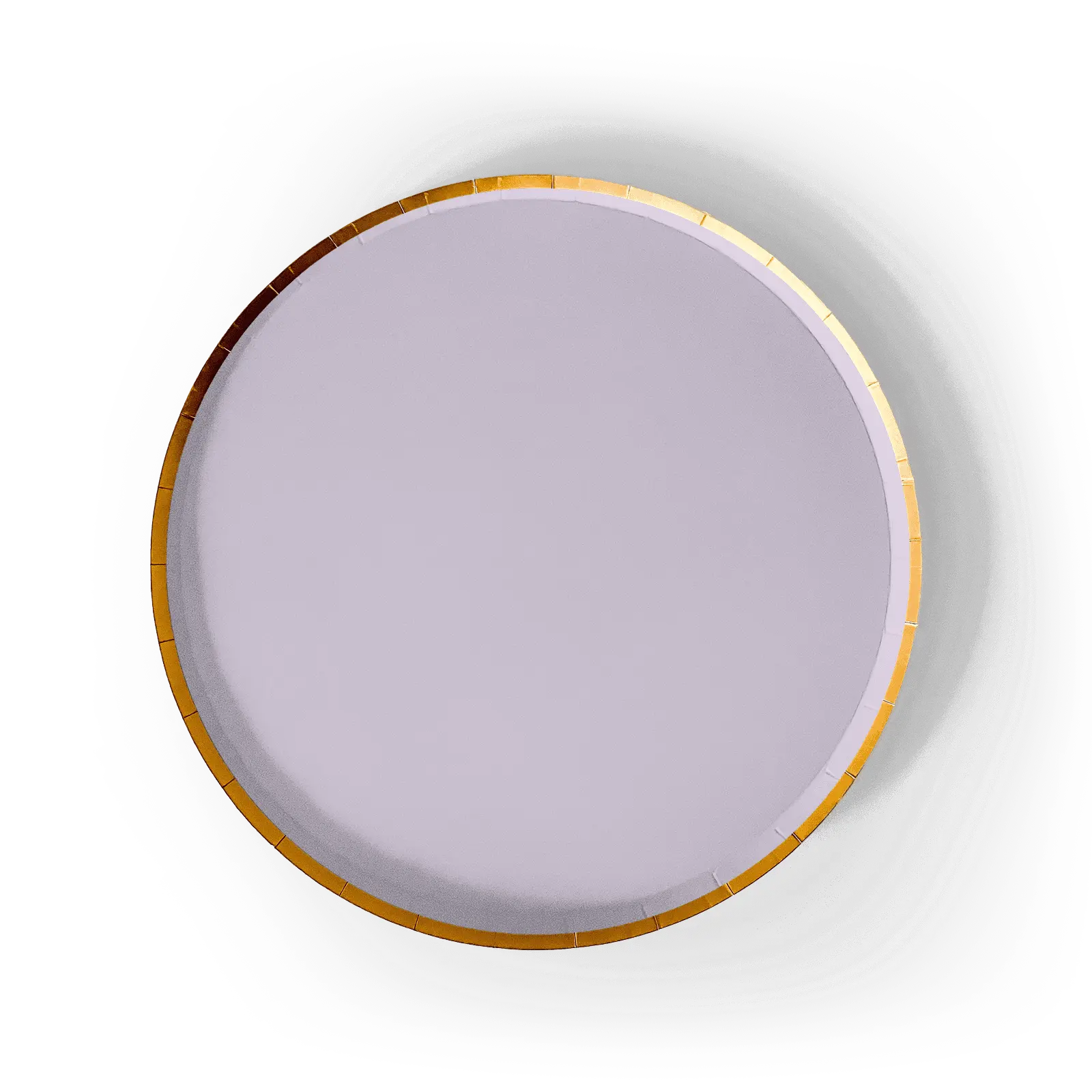 Gold Light Pink Paper Plate (8pcs)