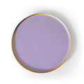 Gold Purple Paper Plate (8pcs)