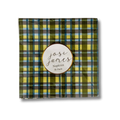 Green & Blue Plaid Large, Disposable Paper Napkins (16pcs)