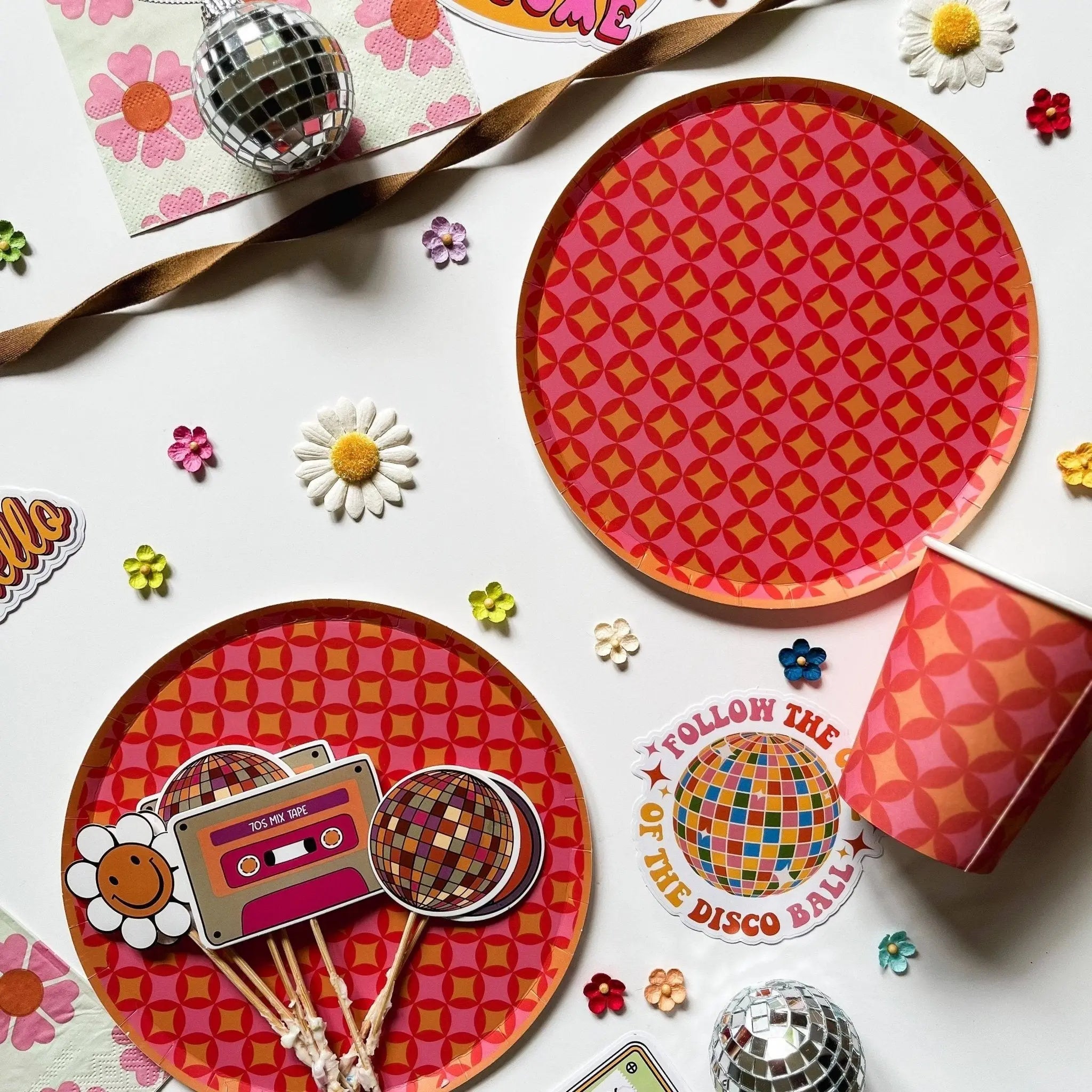 Groovy Dessert Plate (8pcs)