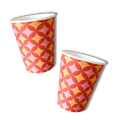 Groovy Pattern Disco Cups (8pcs)
