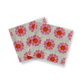 Vintage Flower Small Disposable Paper Napkins (16pcs)