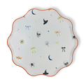 Halloween Patterned Paper Party Plate (12 Per Pack)