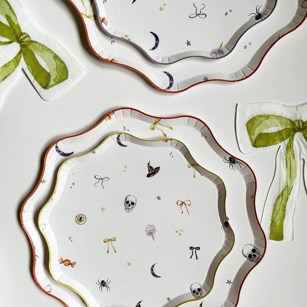 Halloween Patterned Paper Party Plate (12 Per Pack)
