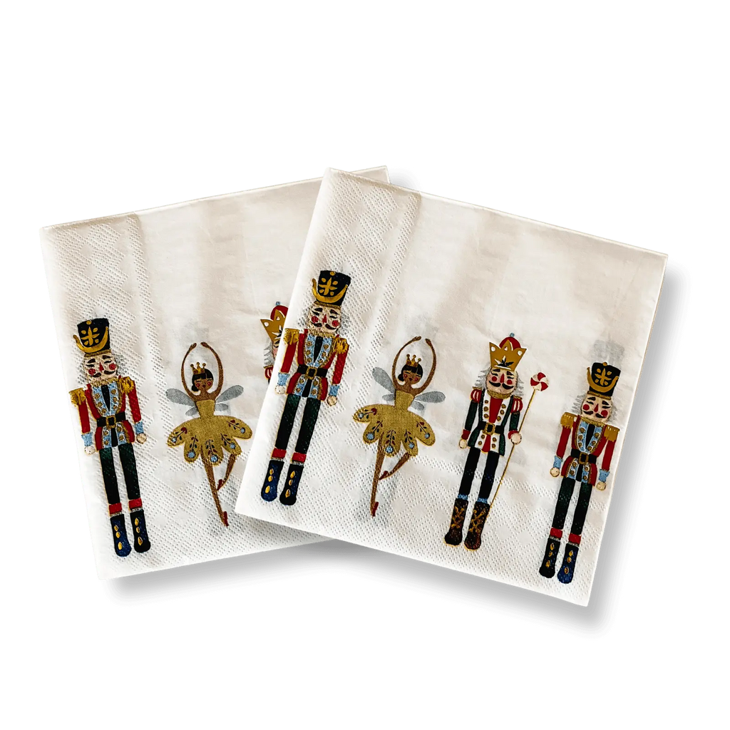 Nutcracker Christmas Large Disposable Paper Napkins (16pcs)