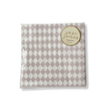 Pink Bavarian Check Large Disposable Paper Napkins (16pcs)