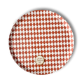 Premium Orange Bavarian Check Plate, (8pcs)
