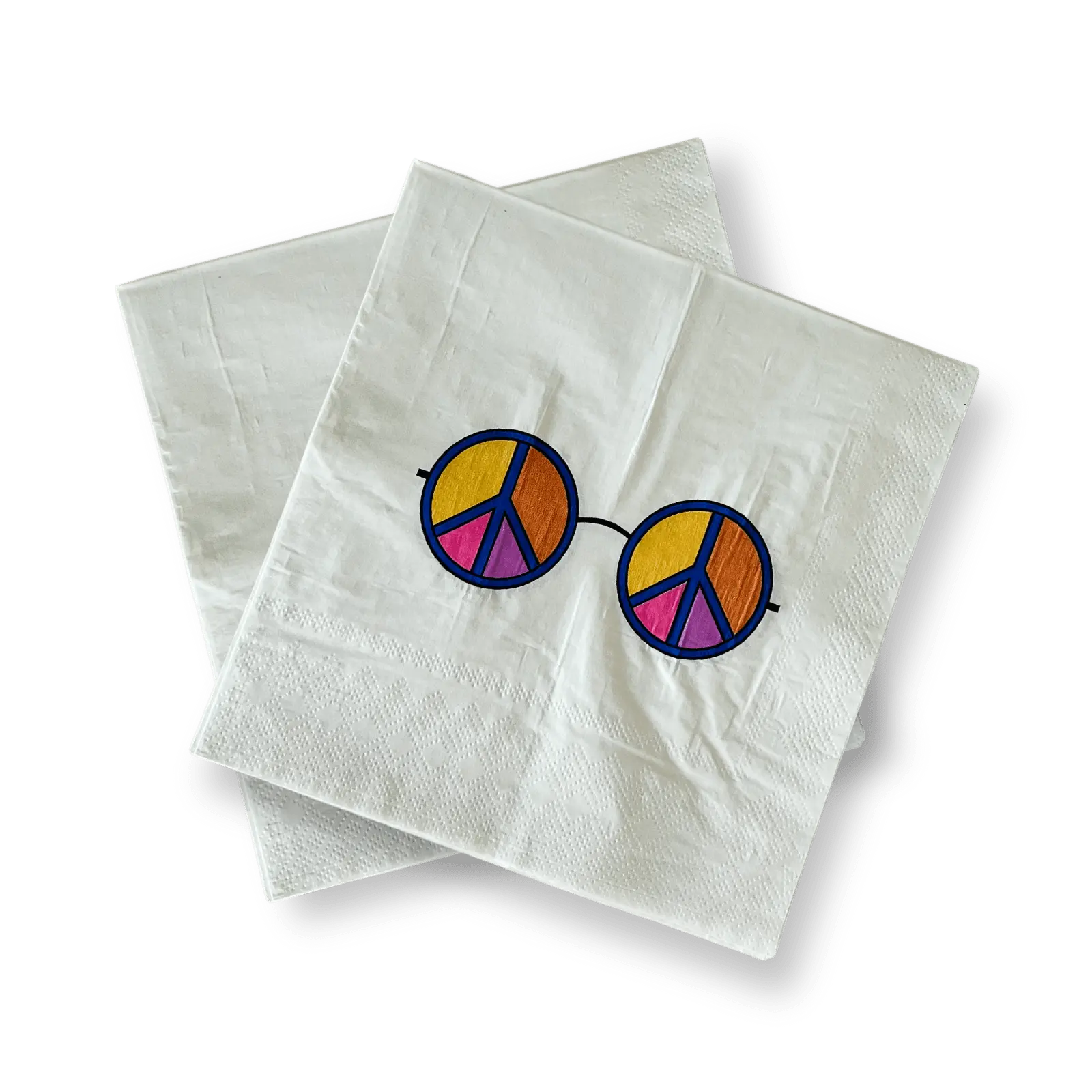 Retro Groovy Large Disposable Paper Napkins (16pcs)