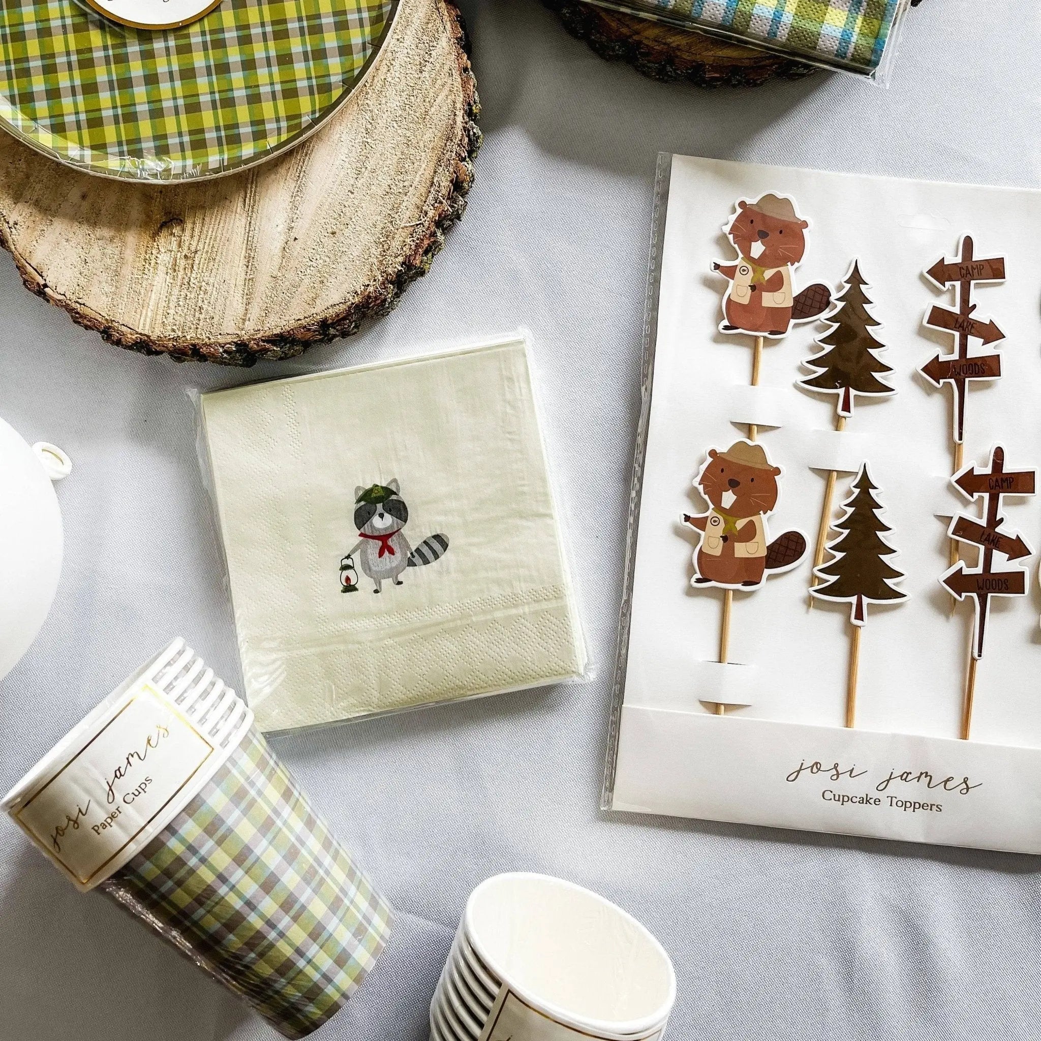 Scout Small Disposable Paper Napkins (16pcs)