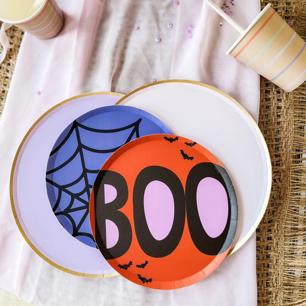 Small Spider Web Dessert Plate (8pcs)