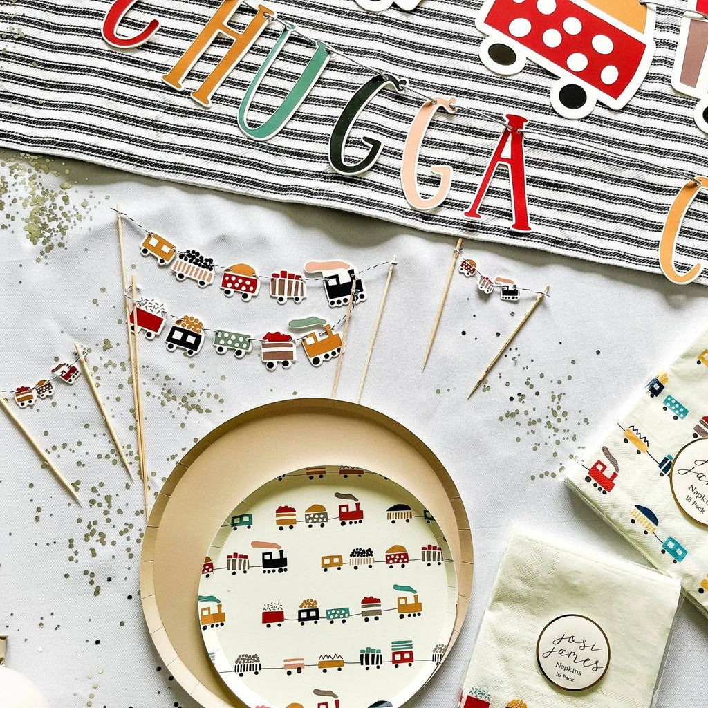 Train Cake Banner