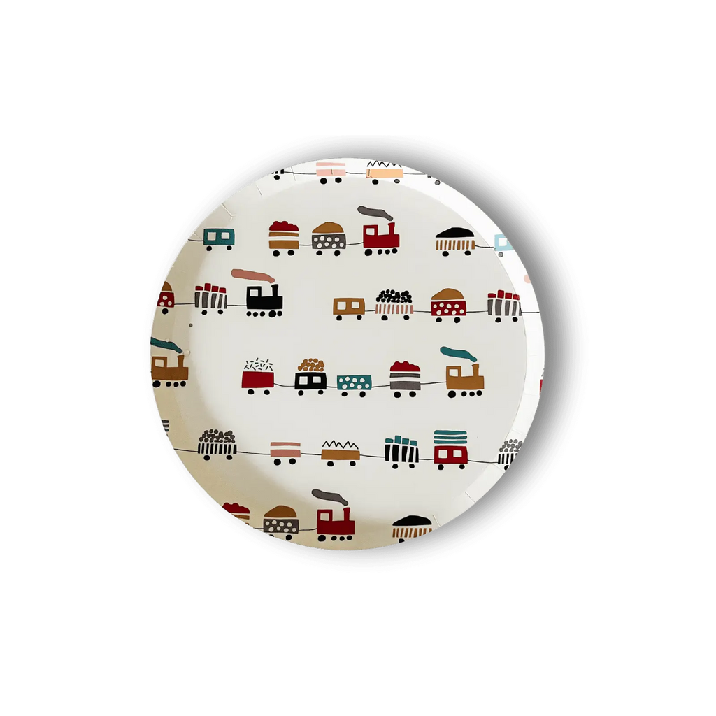 Train Dessert Plates (12pcs)