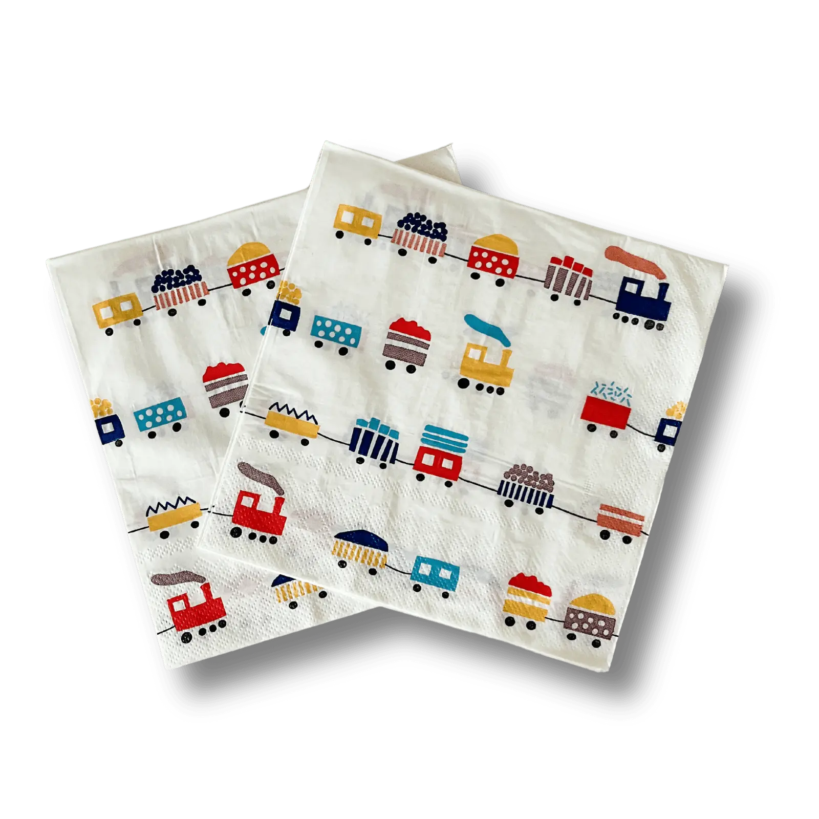 Train Large Disposable Paper Napkins (24pcs)