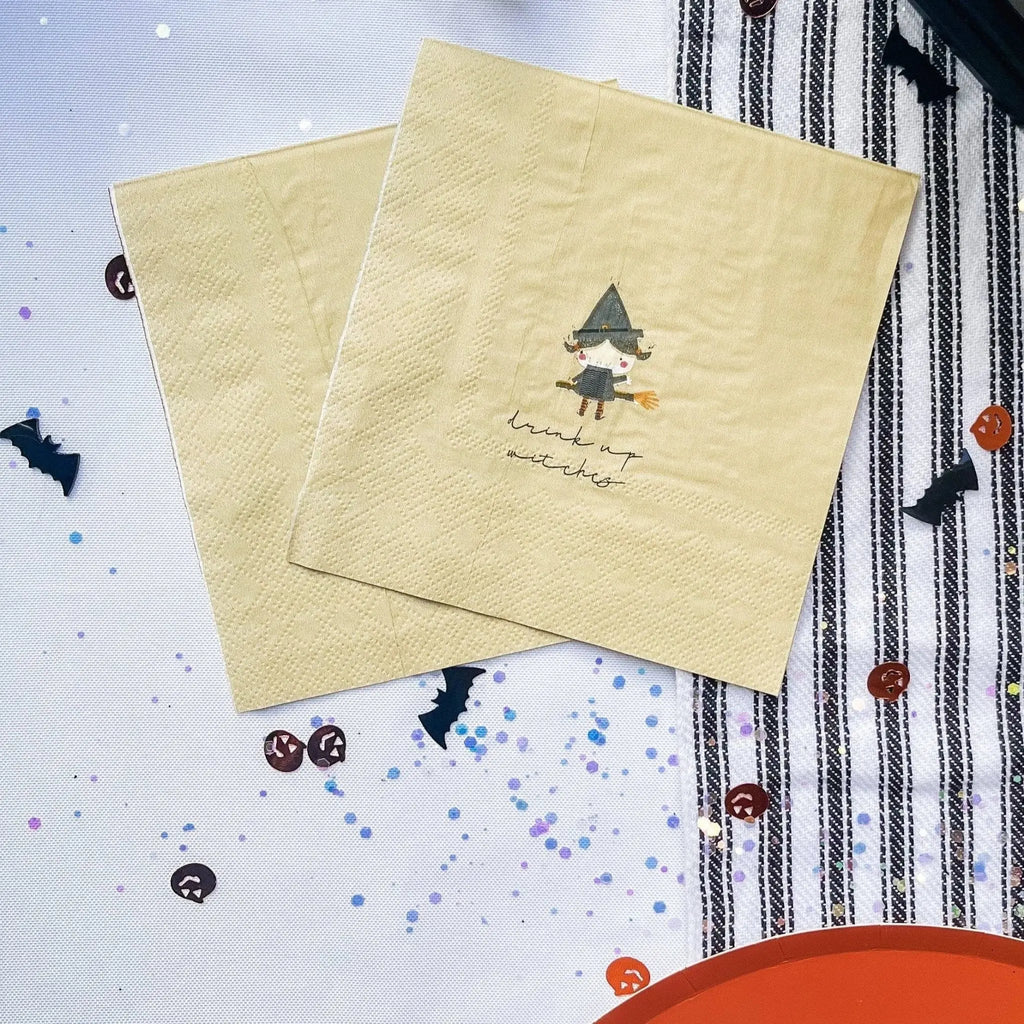 Witches Cocktail Disposable Paper Napkins (16pcs)